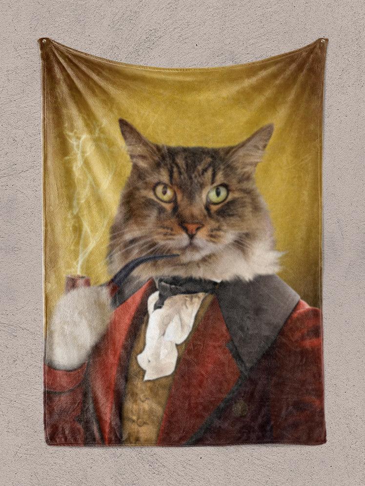 The Novelist - Custom Pet Blanket - NextGenPaws Pet Portraits
