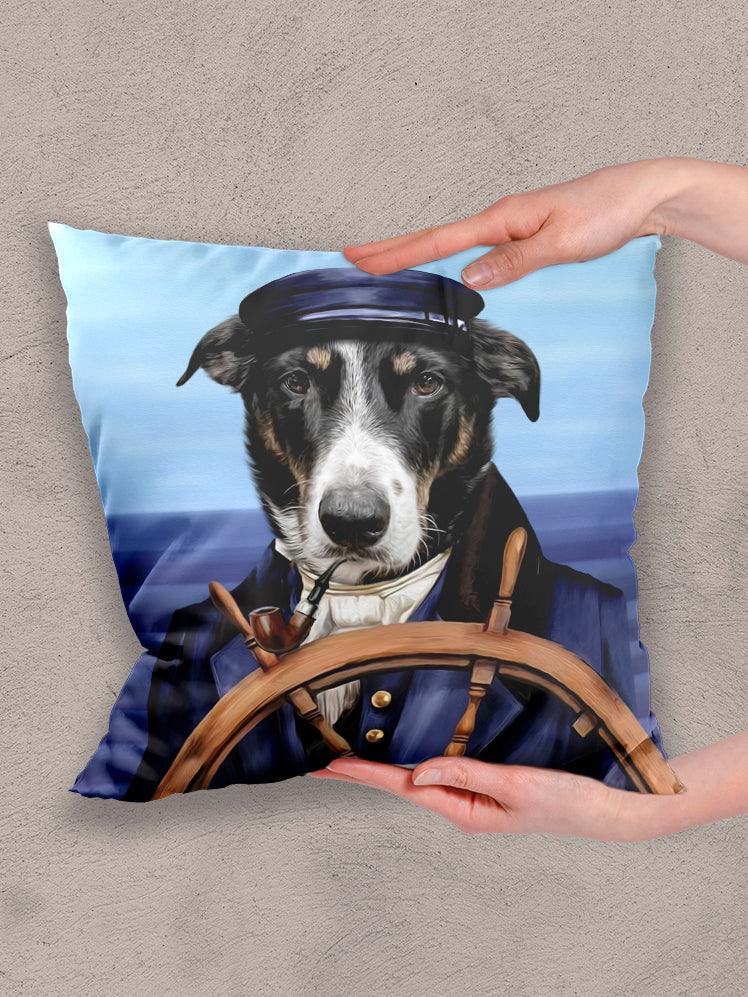 The Sailor - Custom Pet Pillow - NextGenPaws Pet Portraits