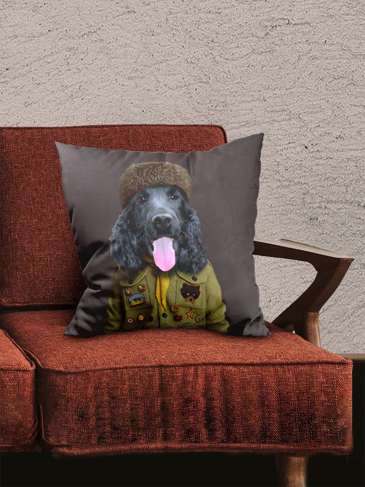 The Scout - Custom Pet Pillow - NextGenPaws Pet Portraits