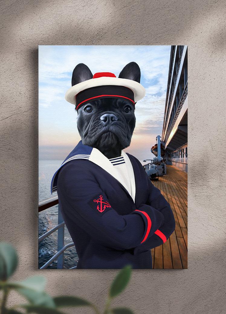 The Shipboy - Custom Pet Portrait - NextGenPaws Pet Portraits