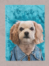 Load image into Gallery viewer, The Trendy Denim - Custom Pet Blanket - NextGenPaws Pet Portraits
