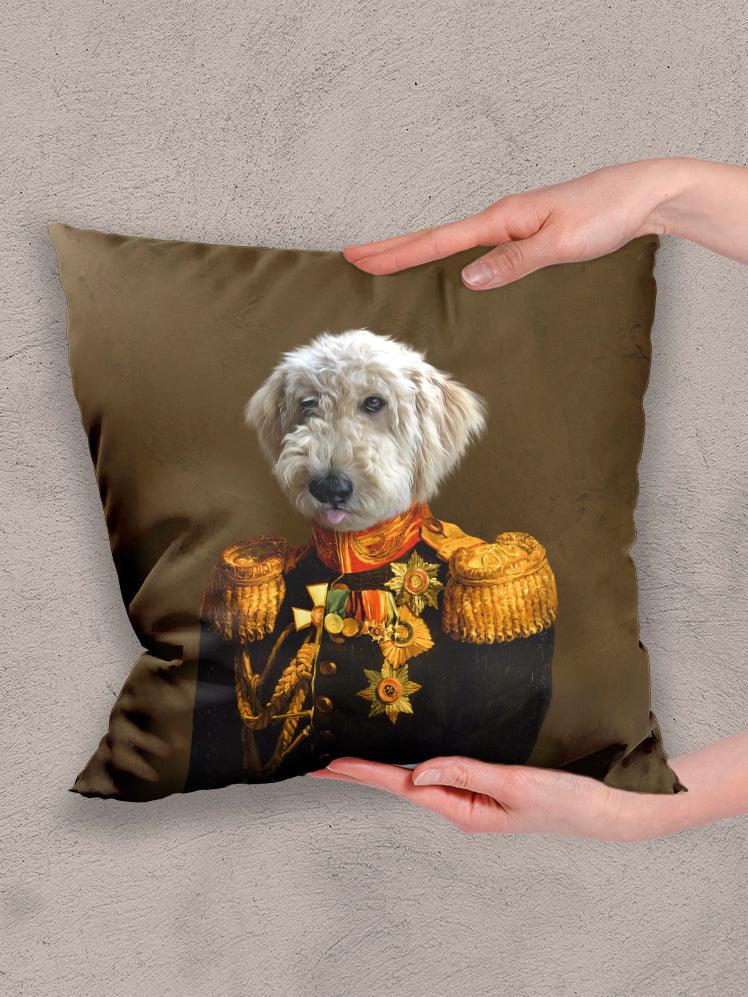 The Veteran - Custom Pet Pillow - NextGenPaws Pet Portraits
