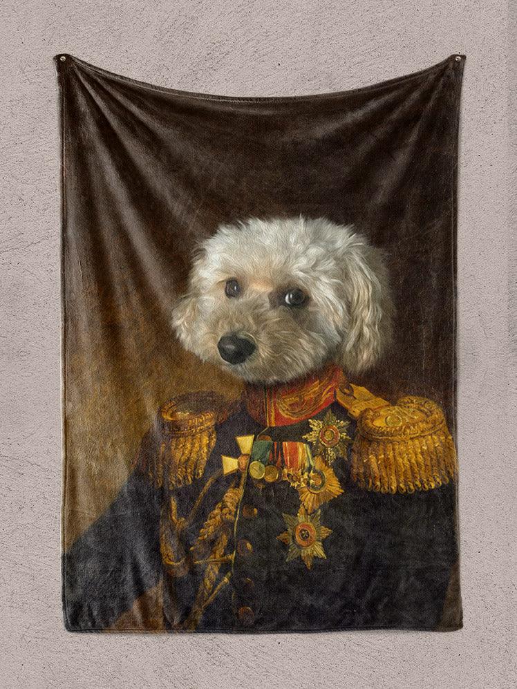 The Veteran - Custom Pet Blanket - NextGenPaws Pet Portraits