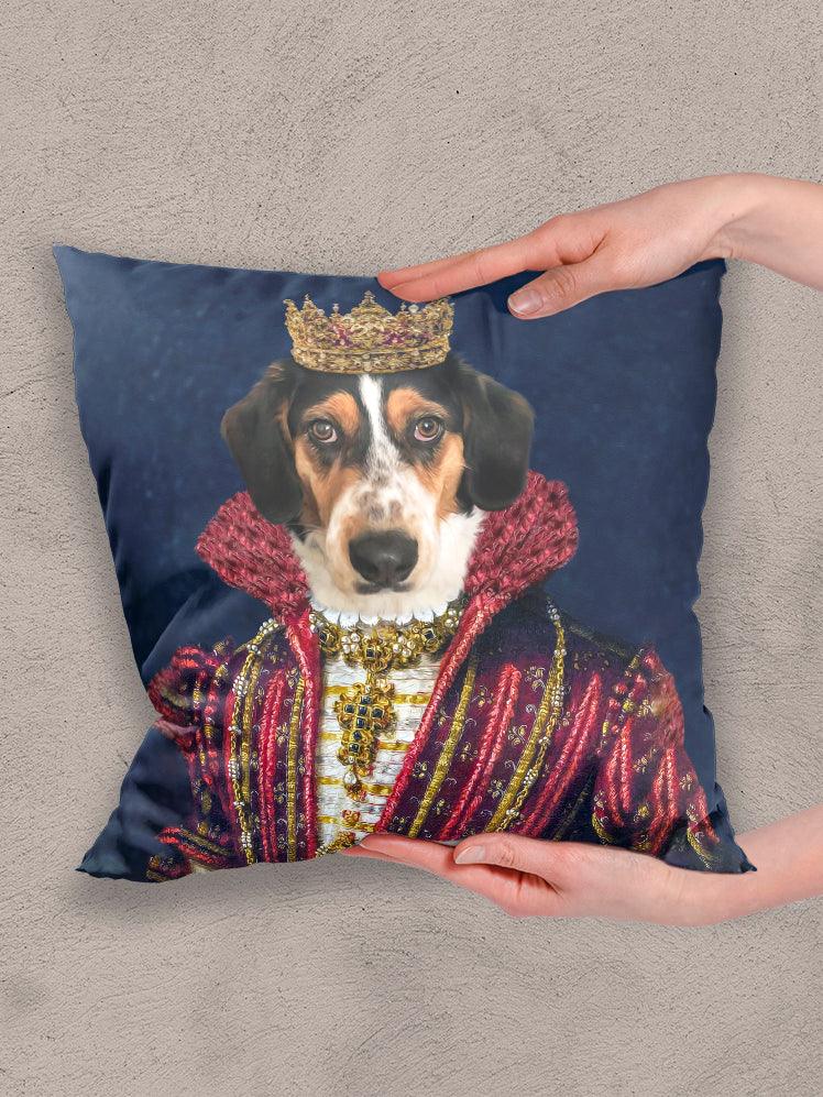 The Young Queen - Custom Pet Pillow - NextGenPaws Pet Portraits