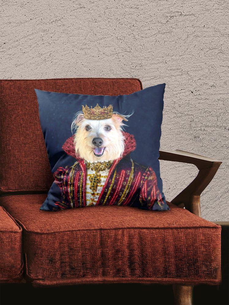 The Young Queen - Custom Pet Pillow - NextGenPaws Pet Portraits