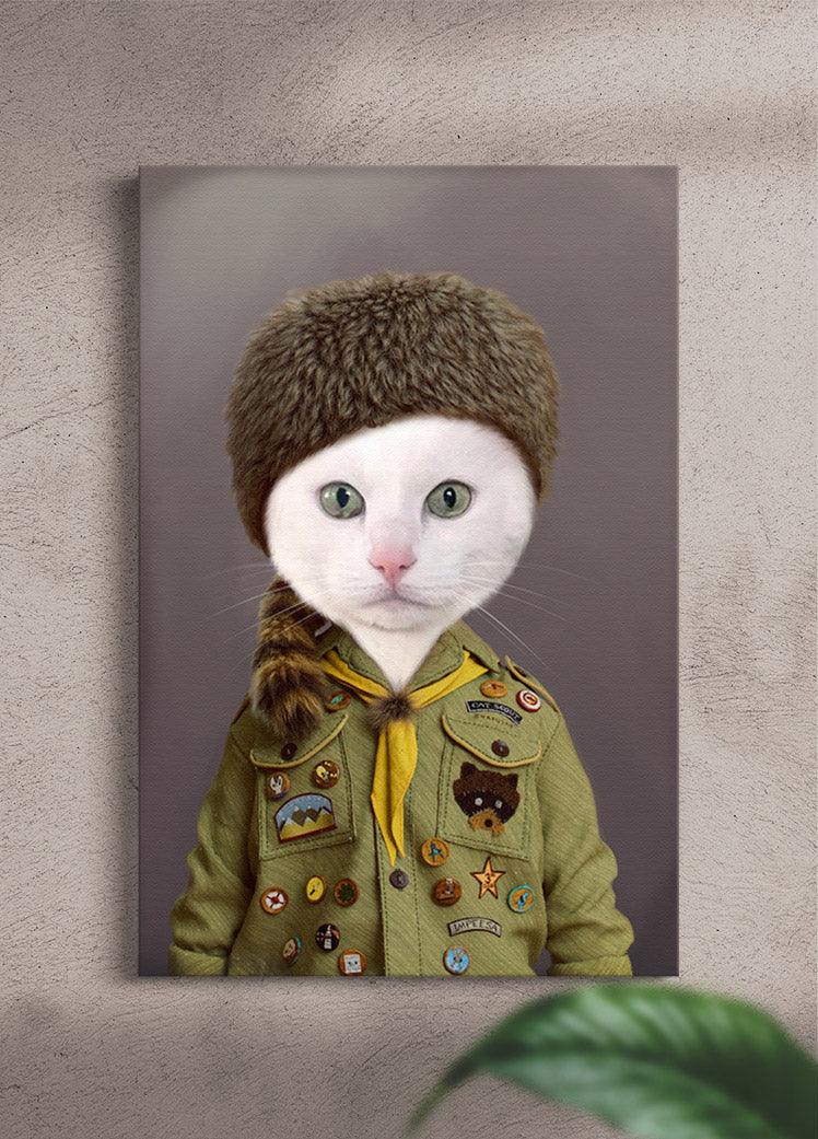 The Scout - Custom Pet Portrait - NextGenPaws Pet Portraits