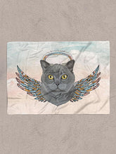 Load image into Gallery viewer, Vintage Angel - Custom Pet Blanket - NextGenPaws Pet Portraits
