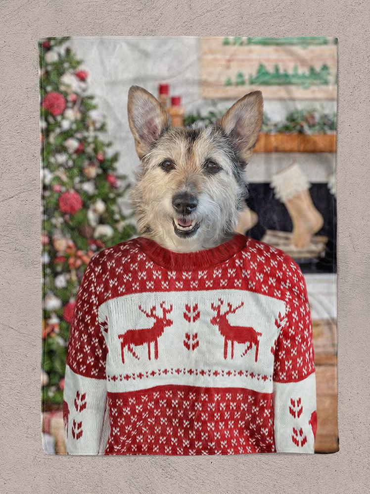 Christmas Solo - Custom Pet Blanket - NextGenPaws Pet Portraits