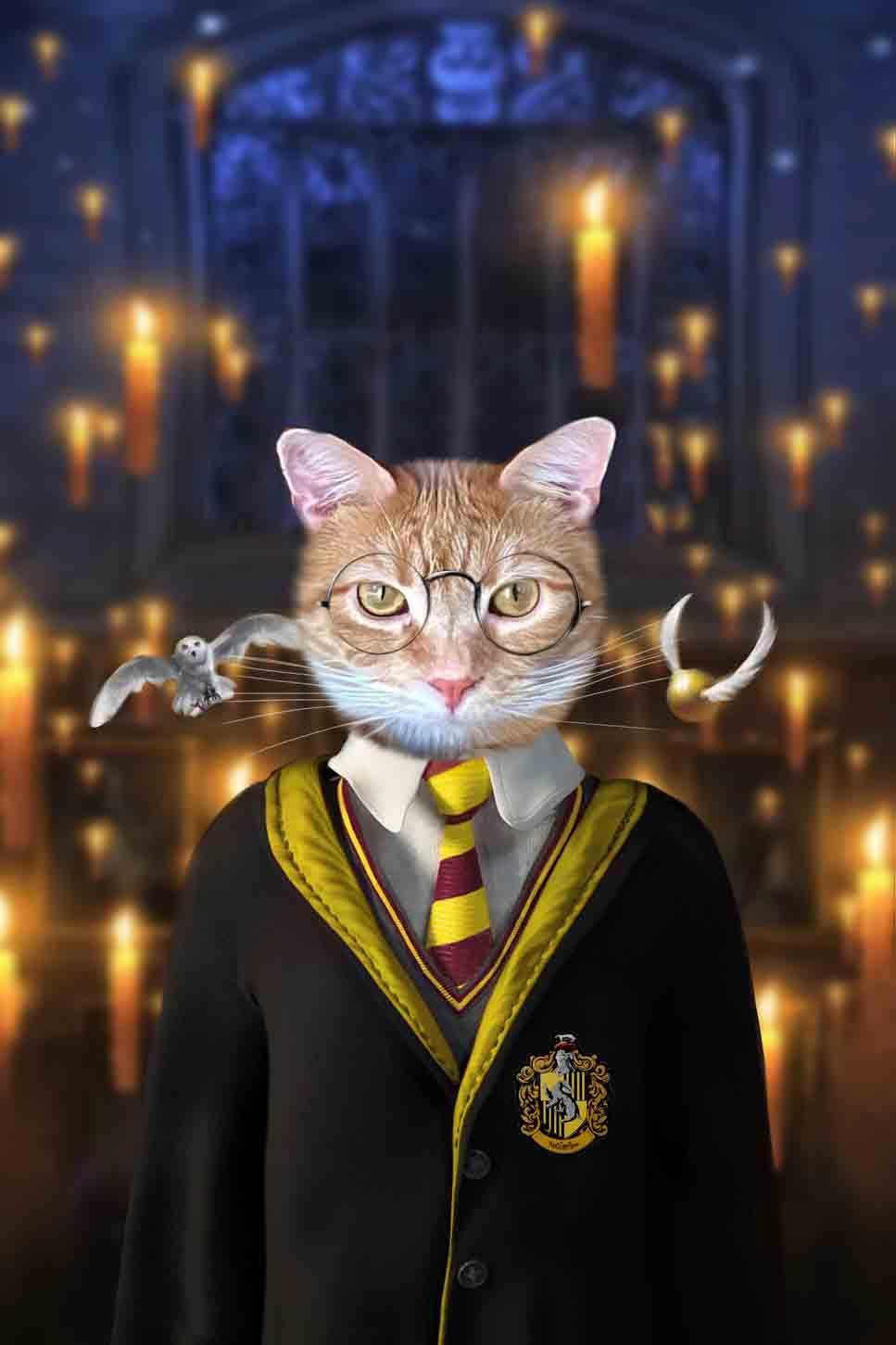 Hufflepaw - Custom Pet Blanket - NextGenPaws Pet Portraits