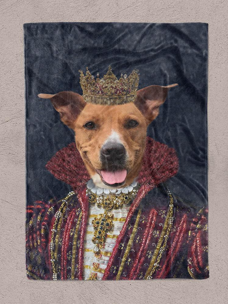 The Young Queen - Custom Pet Blanket - NextGenPaws Pet Portraits
