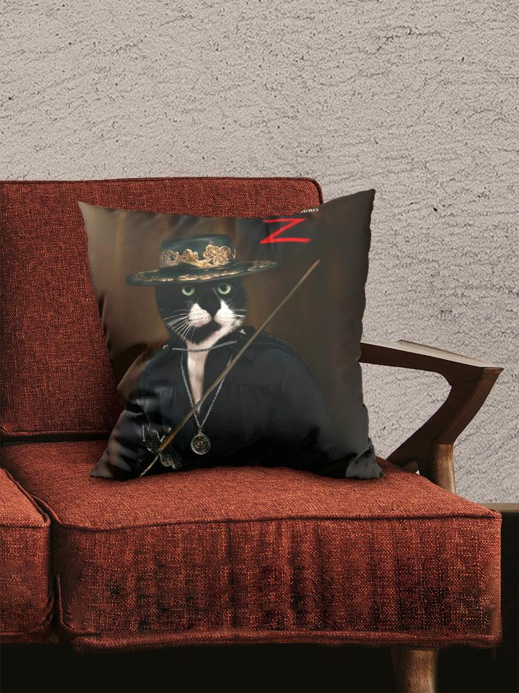 Zorro - Custom Pet Pillow - NextGenPaws Pet Portraits
