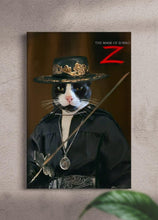 Load image into Gallery viewer, Zorro - Custom Pet Portrait - NextGenPaws Pet Portraits
