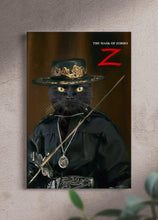 Load image into Gallery viewer, Zorro - Custom Pet Portrait - NextGenPaws Pet Portraits
