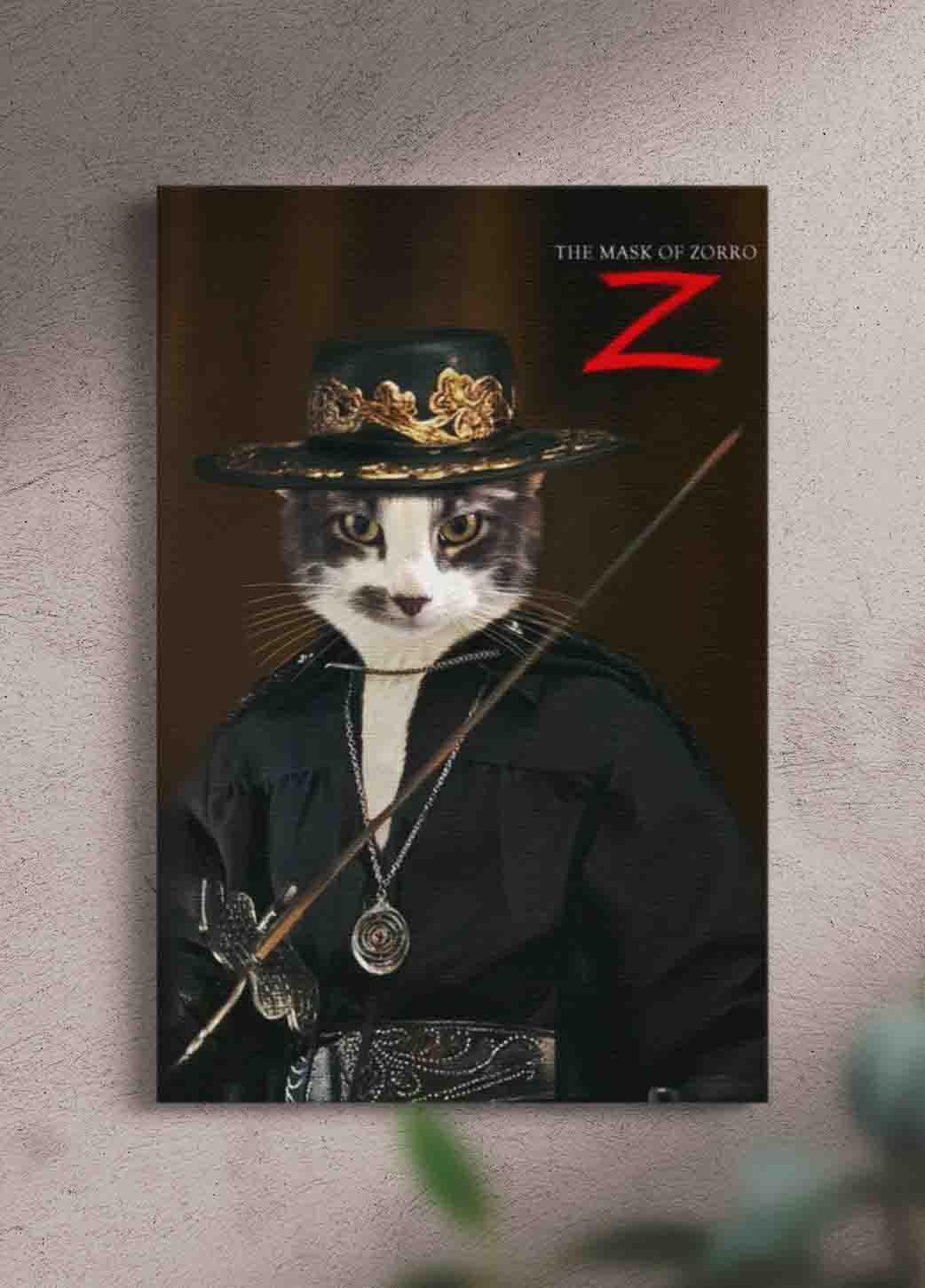 Zorro - Custom Pet Portrait - NextGenPaws Pet Portraits