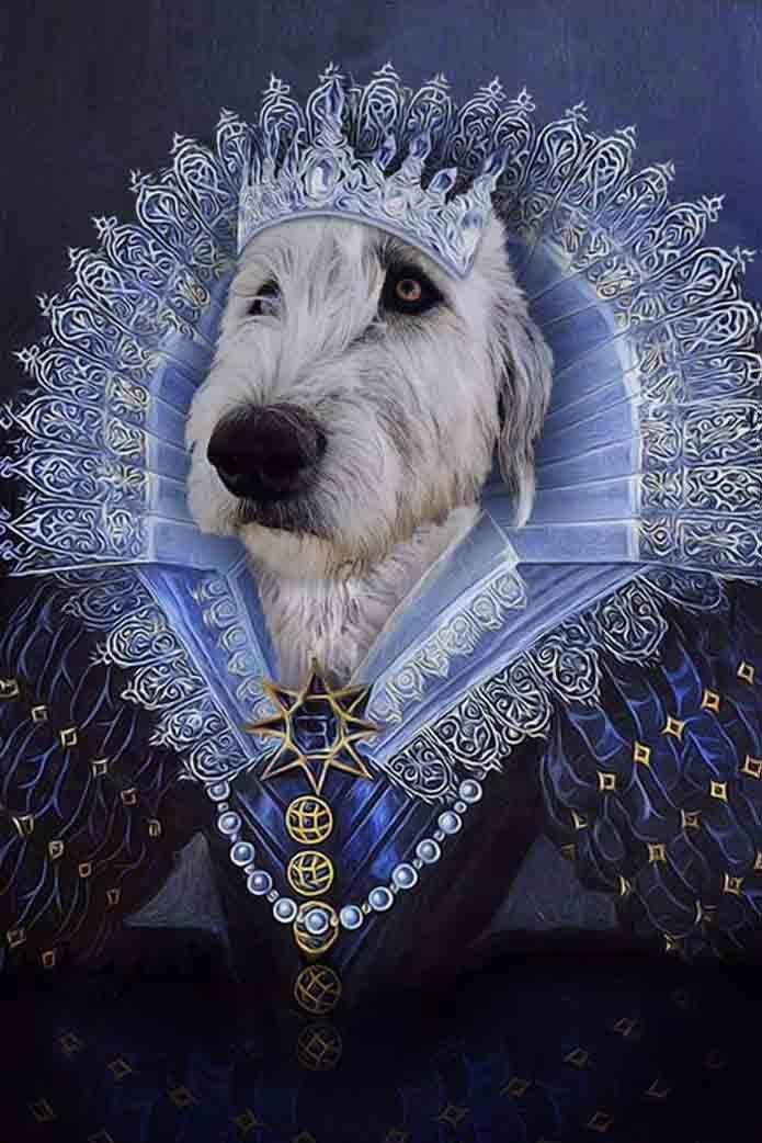 The Ice Queen - Custom Pet Blanket - NextGenPaws Pet Portraits