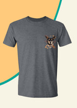 Load image into Gallery viewer, Bohemian Style Pocket - Unisex Custom Pet TShirt - NextGenPaws Pet Portraits
