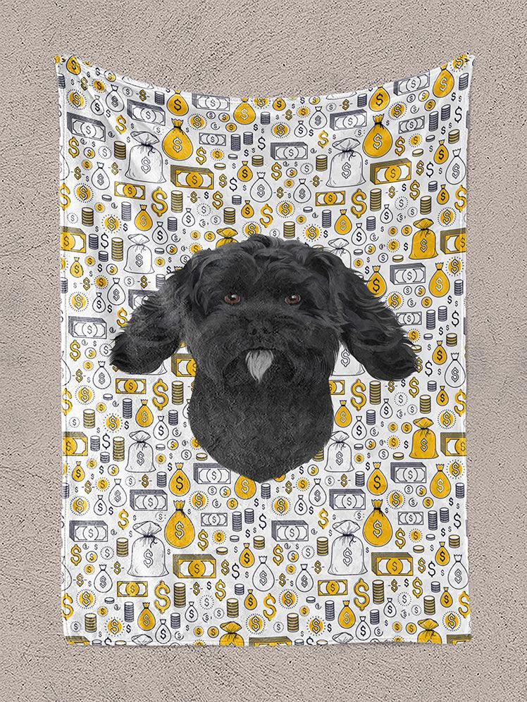 Money Don't Jiggle  - Custom Pet Blankets - NextGenPaws Pet Portraits