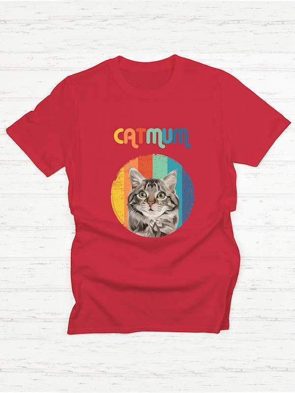 Cat Mum - Custom Pet TShirt - NextGenPaws Pet Portraits