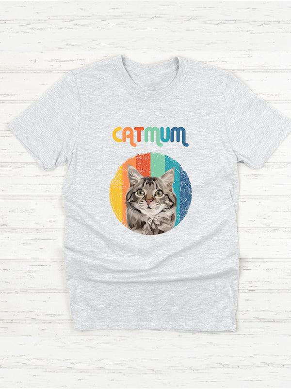 Cat Mum - Custom Pet TShirt - NextGenPaws Pet Portraits