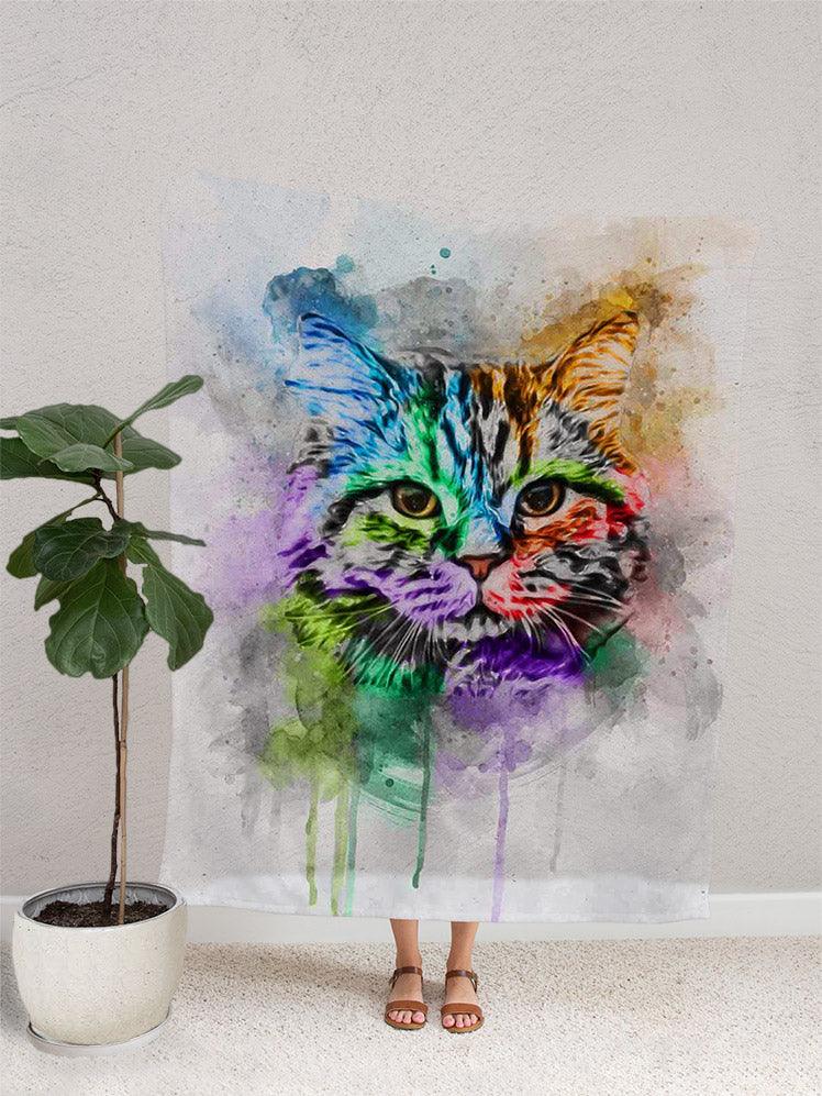 Colourful Painting - Custom Pet Blanket - NextGenPaws Pet Portraits