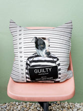 Load image into Gallery viewer, The Convict - Custom Pet Pillow - NextGenPaws Pet Portraits
