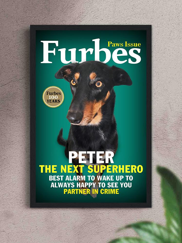 Furbes Magazine Cover - Custom Pet Poster - NextGenPaws Pet Portraits