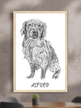 Load image into Gallery viewer, Pencil Sketch - Custom Pet Poster - NextGenPaws Pet Portraits
