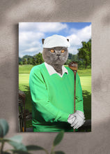 Load image into Gallery viewer, The Golfer Paw - Custom Pet Portrait
