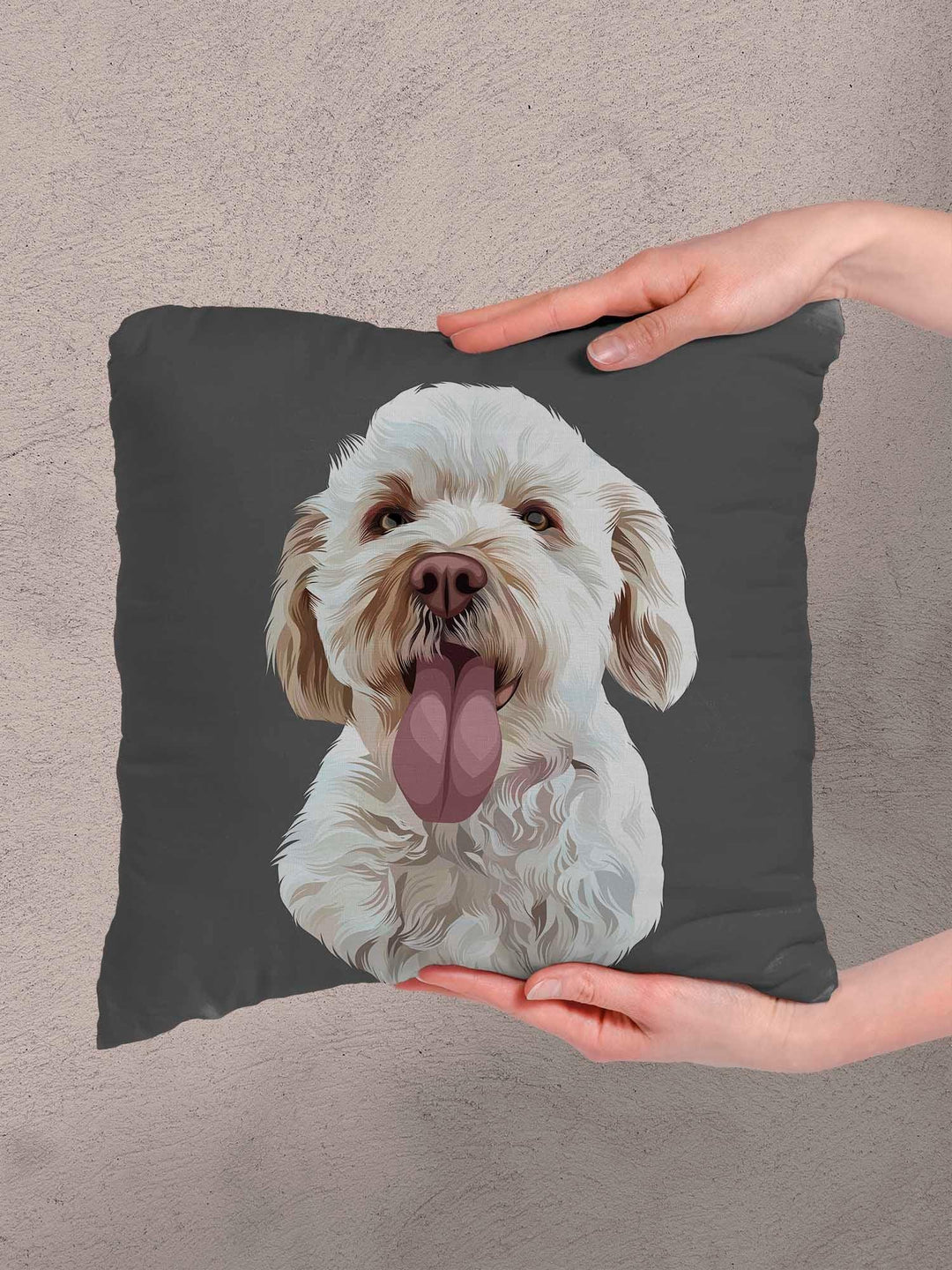 Minimalist Design - Custom Pet Pillow - NextGenPaws Pet Portraits