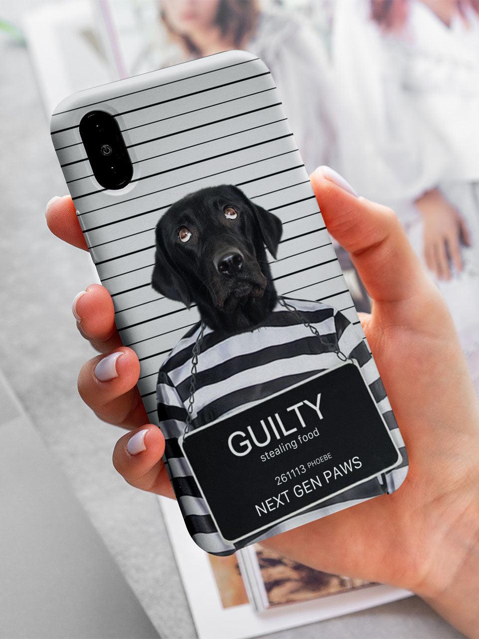 The Convict - Custom Pet Phone Cases - NextGenPaws Pet Portraits