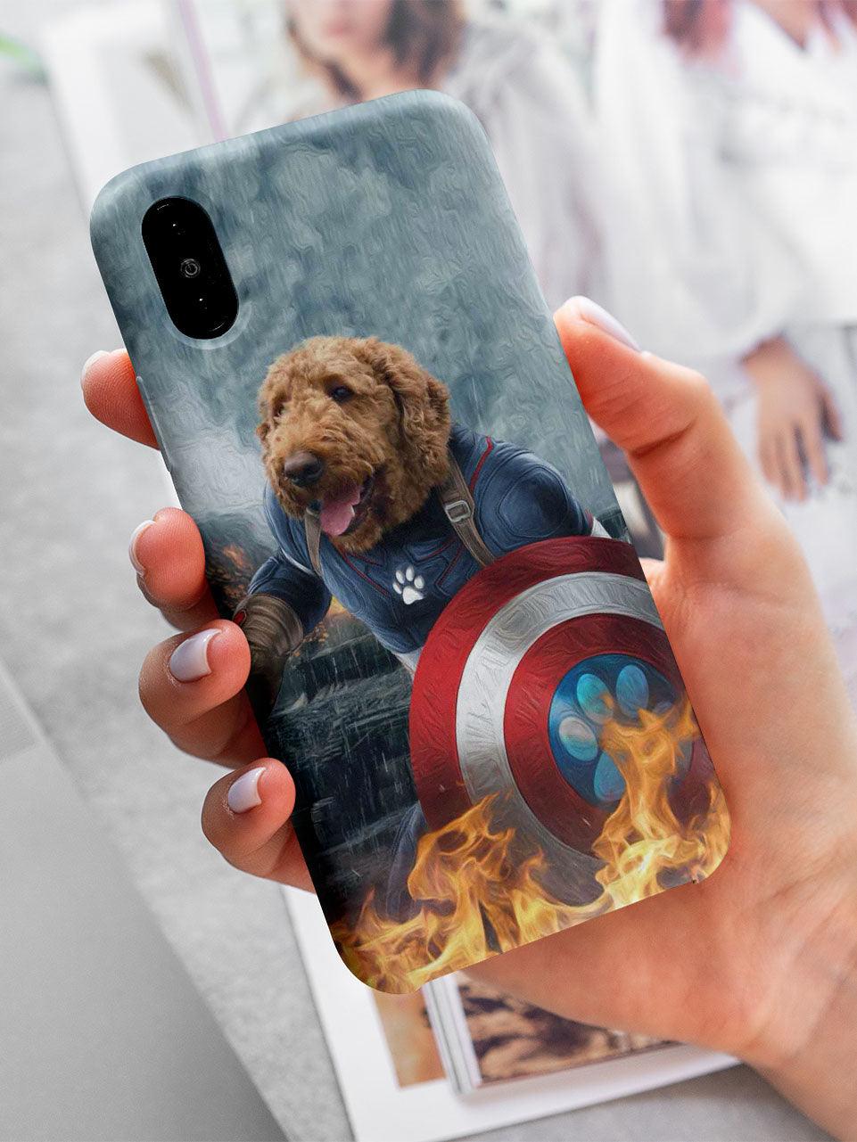 Captain Doggmerica - Custom Pet Phone Cases - NextGenPaws Pet Portraits