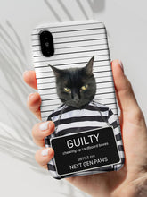 Load image into Gallery viewer, The Convict - Custom Pet Phone Cases - NextGenPaws Pet Portraits
