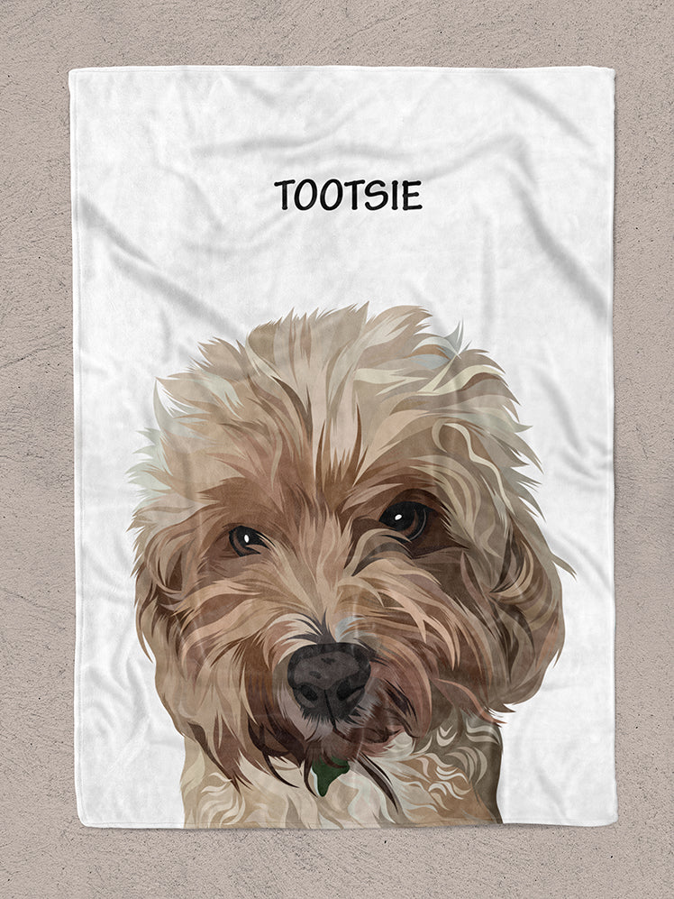 Minimalist Classic Design - Custom Pet Blanket