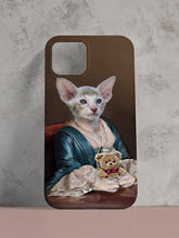 Load image into Gallery viewer, The Lady with Bow - Custom Pet Phone Cases - NextGenPaws Pet Portraits
