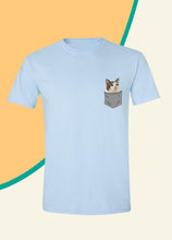 Load image into Gallery viewer, Minimalist Style Pocket - Custom Pet TShirt - NextGenPaws Pet Portraits
