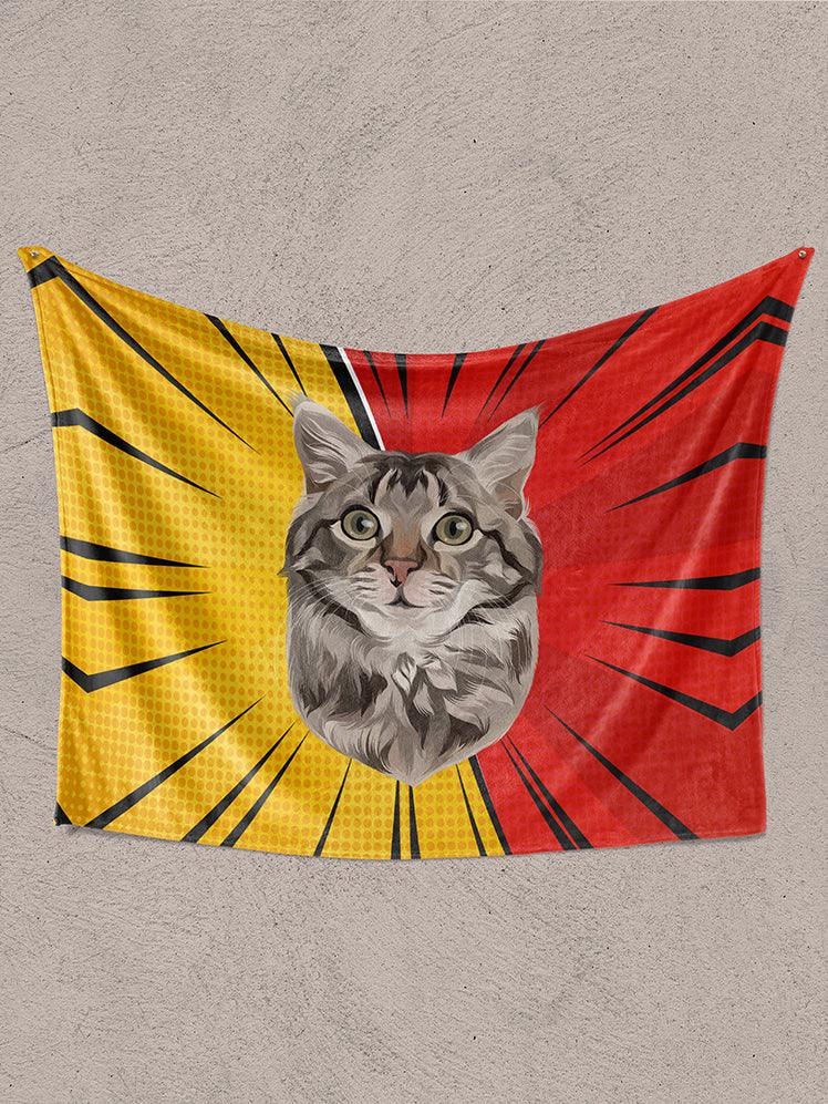 POP Art - Custom Pet Blankets - NextGenPaws Pet Portraits
