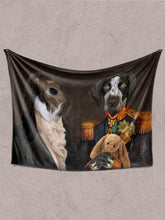 Load image into Gallery viewer, The Aristocrats - Custom Sibling Pet Blanket - NextGenPaws Pet Portraits
