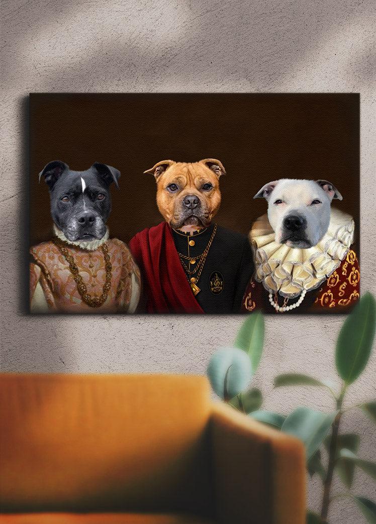 The Besties - Custom Sibling Pet Portrait - NextGenPaws Pet Portraits