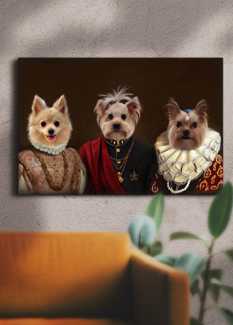 The Besties - Custom Sibling Pet Portrait - NextGenPaws Pet Portraits