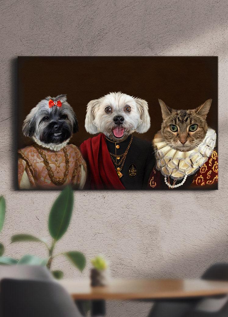 The Besties - Custom Sibling Pet Portrait - NextGenPaws Pet Portraits