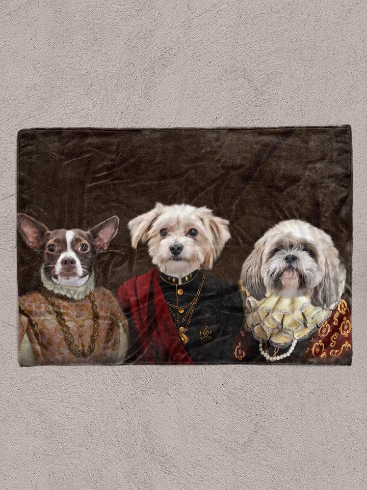 The Besties - Custom Sibling Pet Blanket - NextGenPaws Pet Portraits