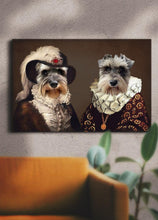 Load image into Gallery viewer, The Bourgeois Sisters - Custom Sibling Pet Portrait - NextGenPaws Pet Portraits
