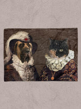 Load image into Gallery viewer, The Bourgeois Sisters - Custom Sibling Pet Blanket - NextGenPaws Pet Portraits

