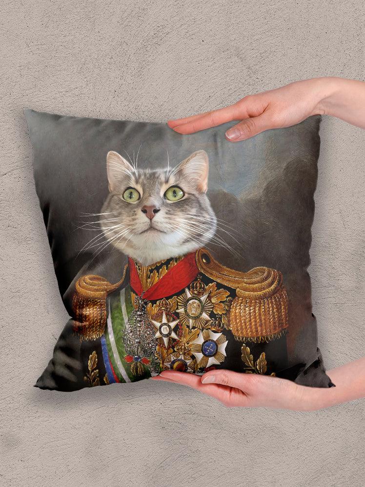 The Colonel - Custom Pet Pillow - NextGenPaws Pet Portraits