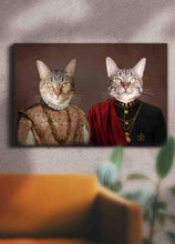 Load image into Gallery viewer, The Purple Couple - Custom Sibling Pet Portrait - NextGenPaws Pet Portraits
