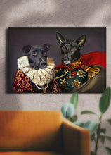 Load image into Gallery viewer, The Royal Couple - Custom Sibling Pet Portrait - NextGenPaws Pet Portraits
