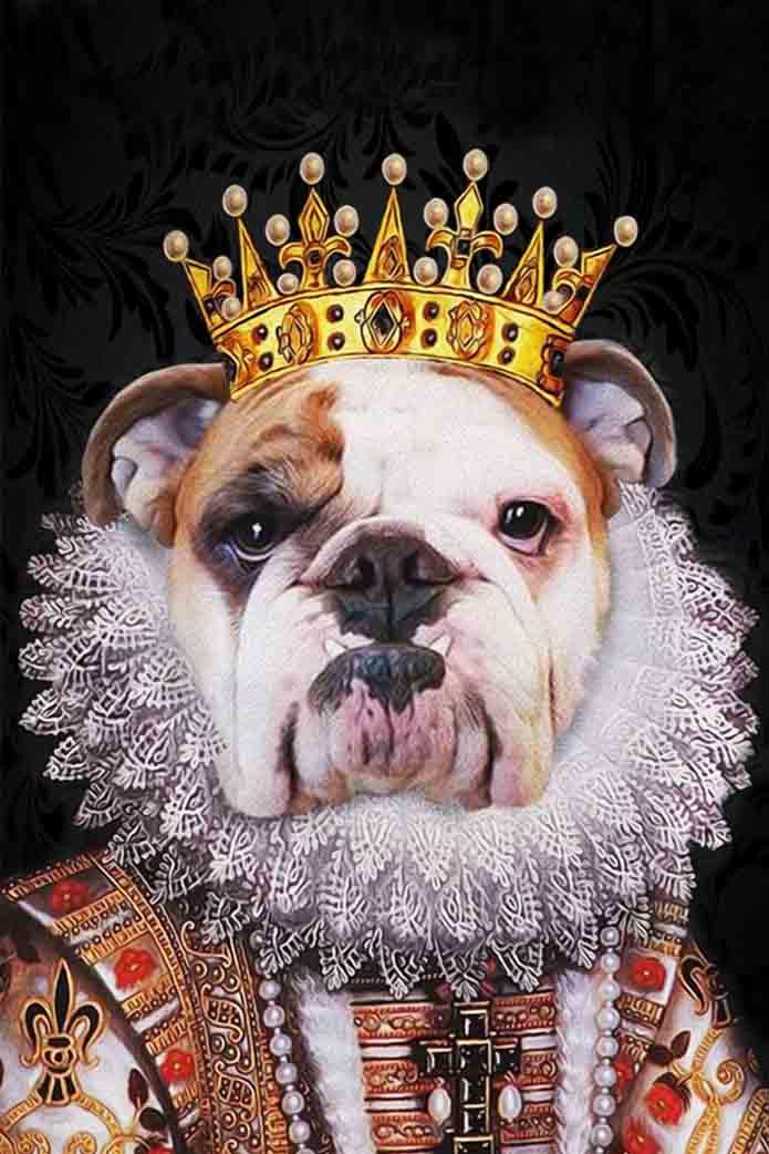 The Young King - Custom Pet Portrait - NextGenPaws Pet Portraits